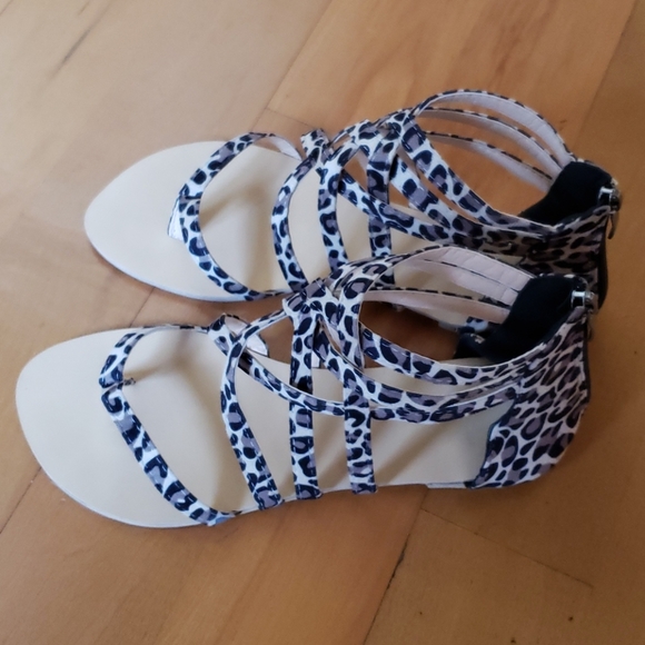 NWT Fairyseason leopard strappy sandal 39 - Picture 10 of 11